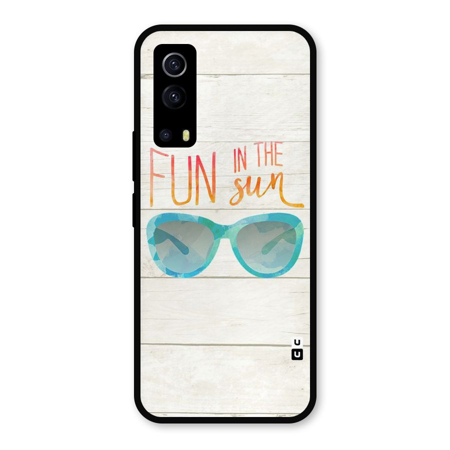 Sun Fun Metal Back Case for iQOO Z3