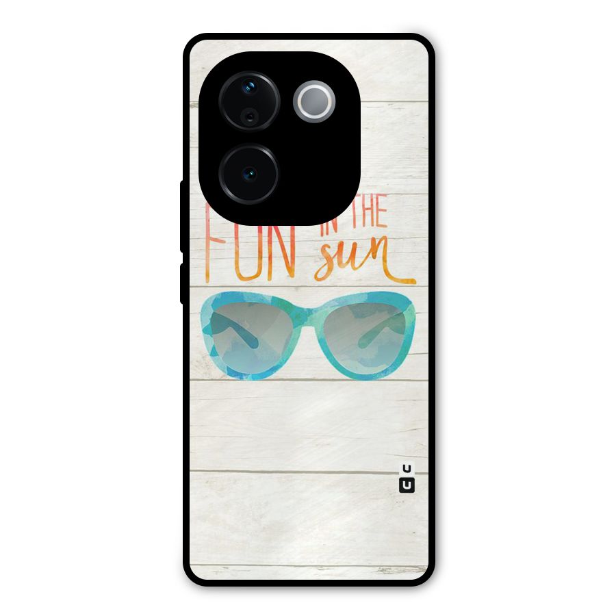 Sun Fun Metal Back Case for iQOO Z9s Pro