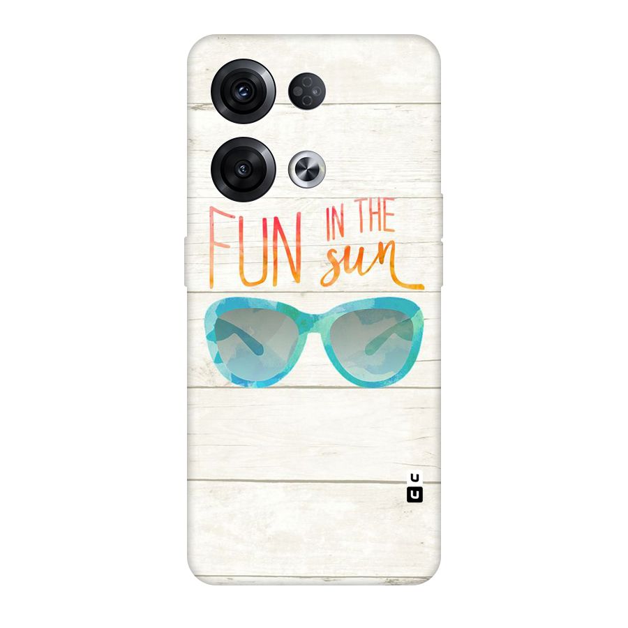 Sun Fun Original Polycarbonate Back Case for Oppo Reno8 Pro 5G