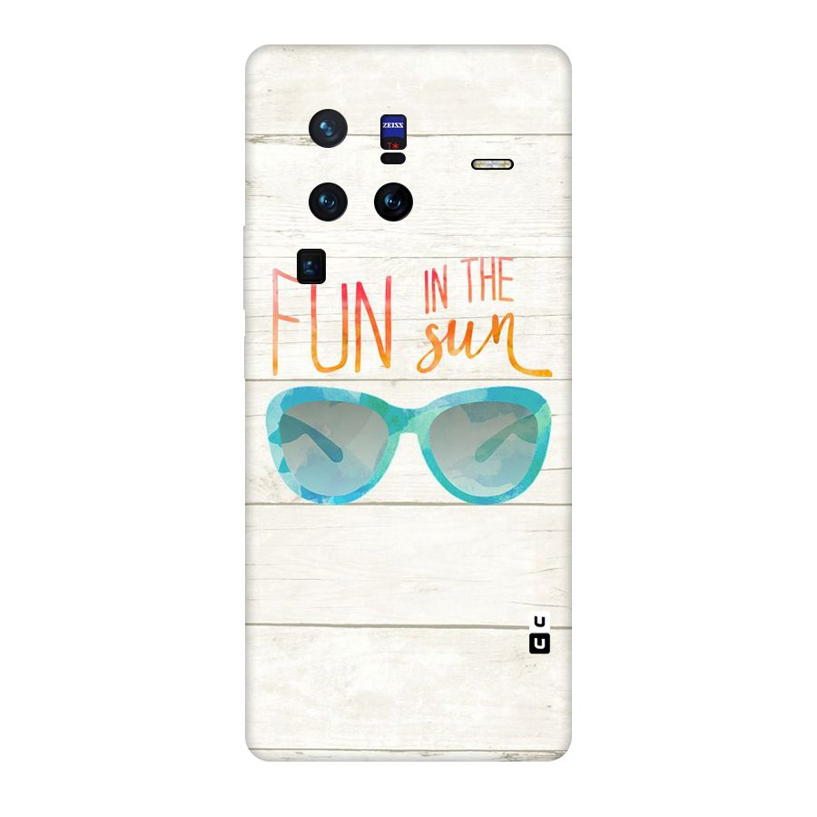 Sun Fun Original Polycarbonate Back Case for Vivo X80