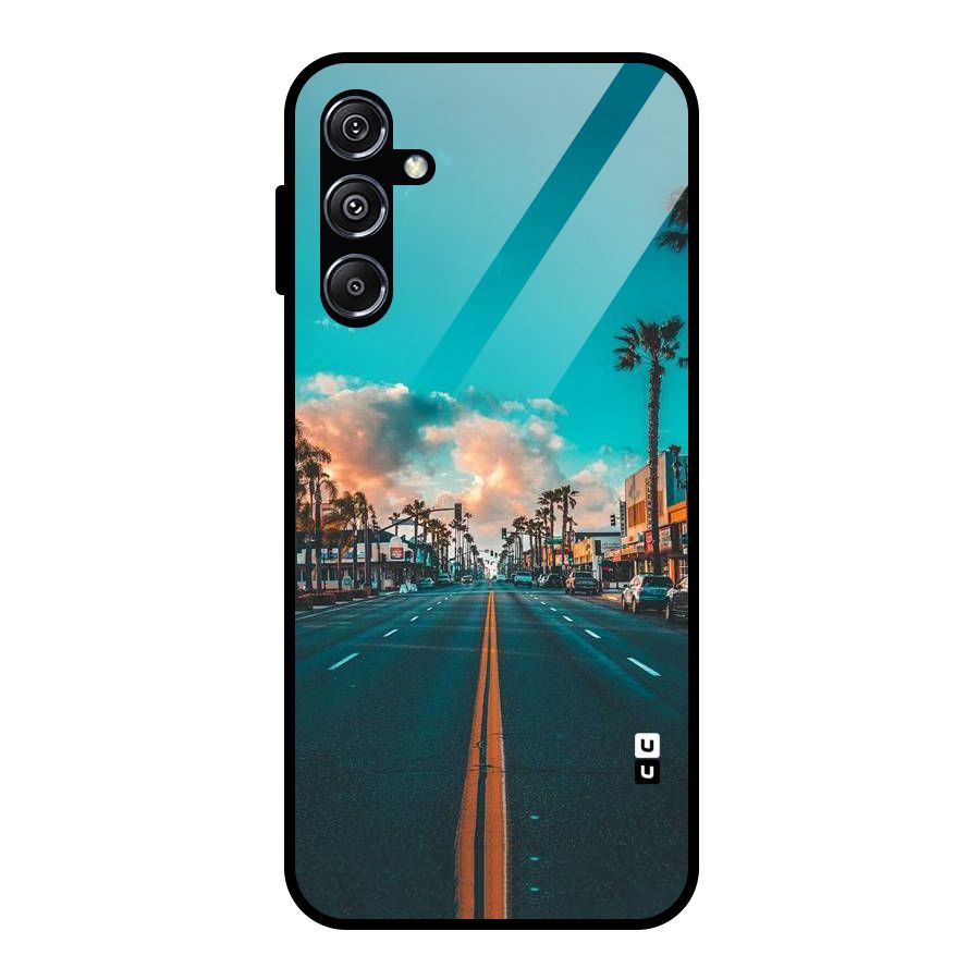 Sundown Road Glass Back Case for Galaxy M34 5G