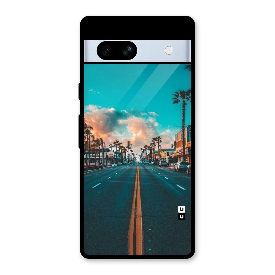 Sundown Road Glass Back Case for Google Pixel 7a