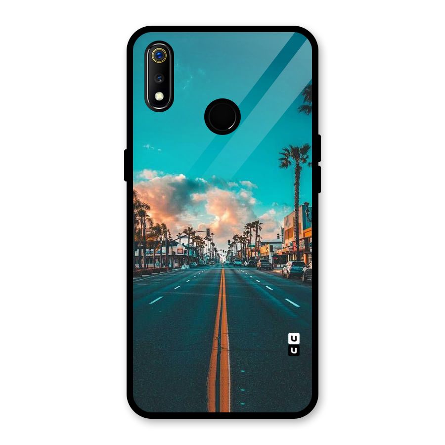 Sundown Road Glass Back Case for Realme 3i