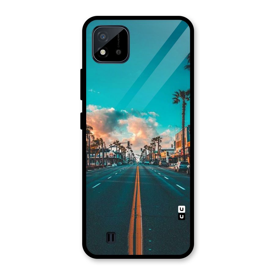 Sundown Road Glass Back Case for Realme C11 2021