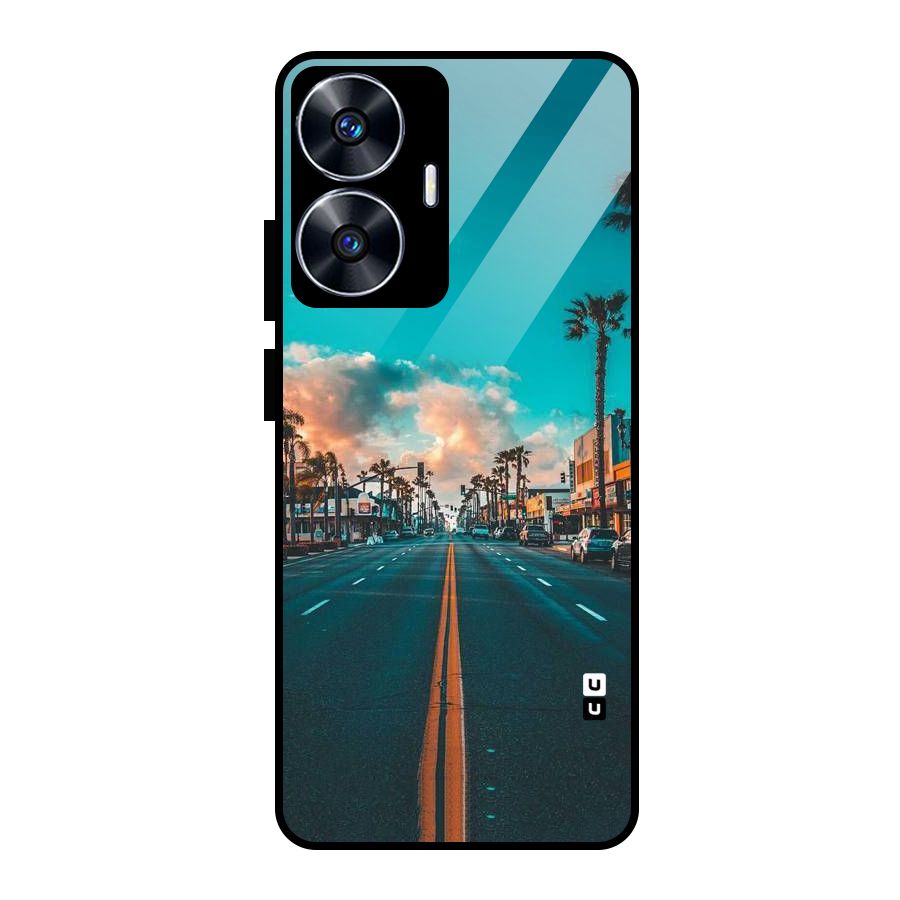 Sundown Road Glass Back Case for Realme Narzo N55