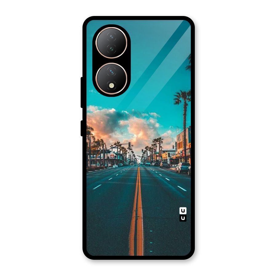 Sundown Road Glass Back Case for Vivo Y100A