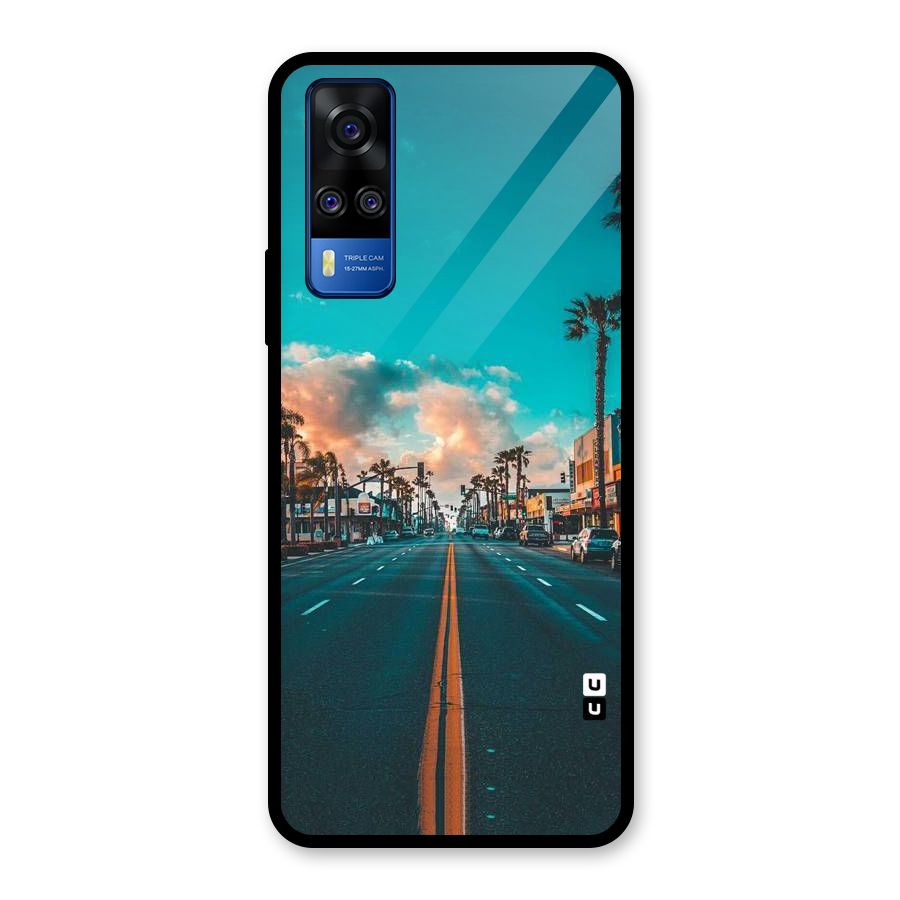 Sundown Road Glass Back Case for Vivo Y31