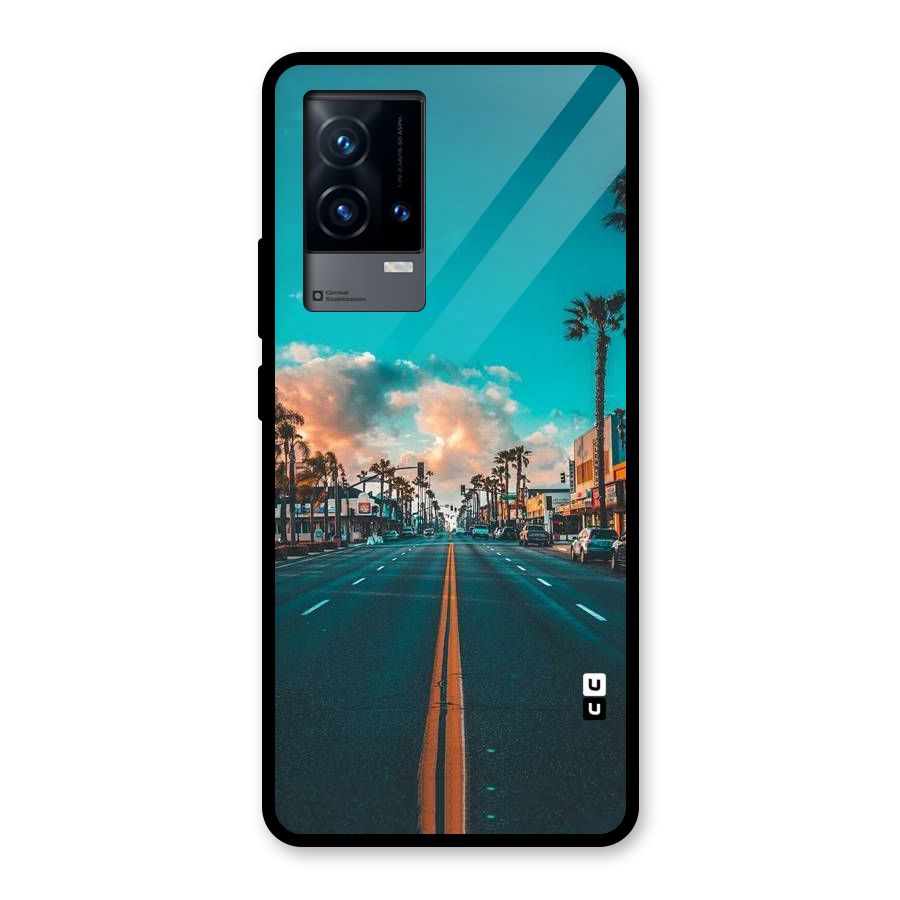 Sundown Road Glass Back Case for iQOO 9 5G