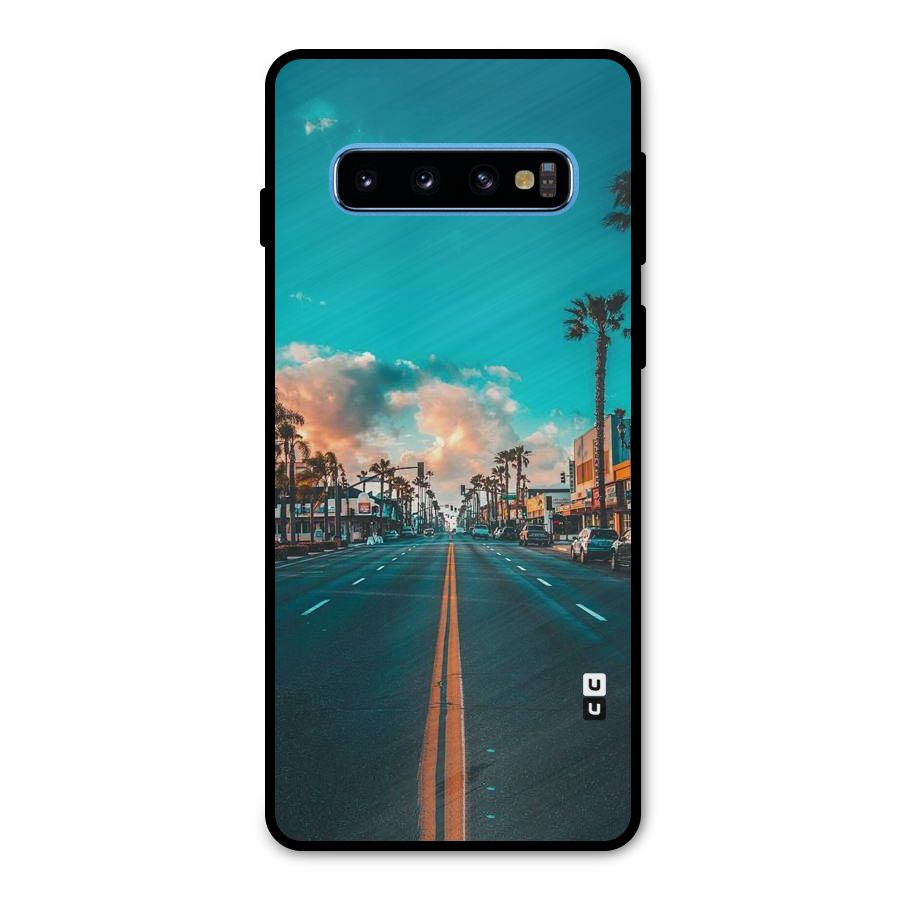 Sundown Road Metal Back Case for Galaxy S10