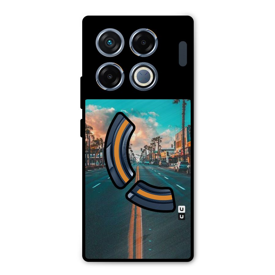 Sundown Road Metal Back Case for Infinix GT 20 Pro