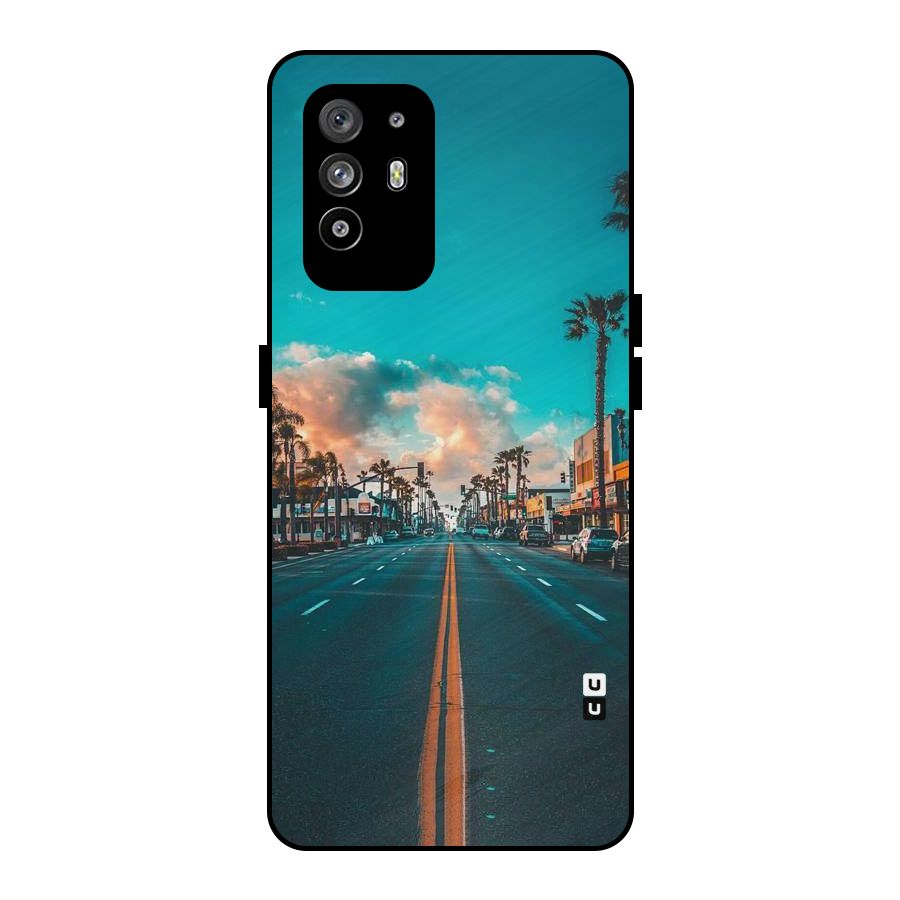 Sundown Road Metal Back Case for Oppo F19 Pro Plus 5G