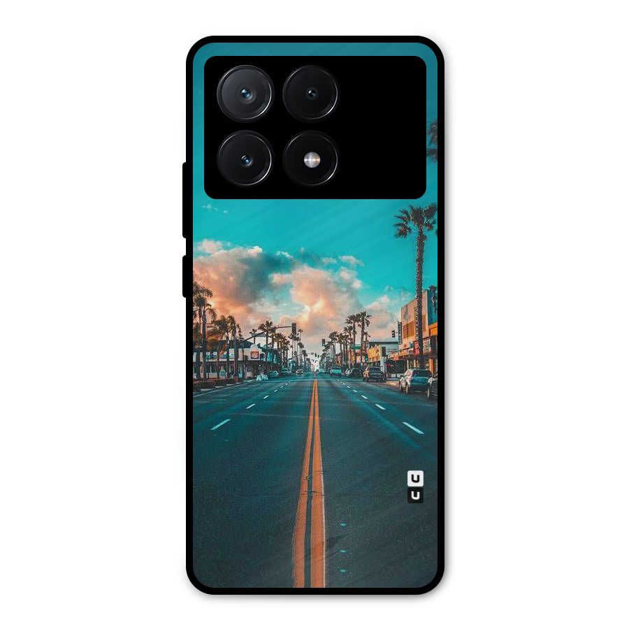 Sundown Road Metal Back Case for Poco X6 Pro