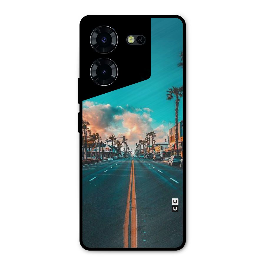 Sundown Road Metal Back Case for Tecno Pova 5 Pro 5G