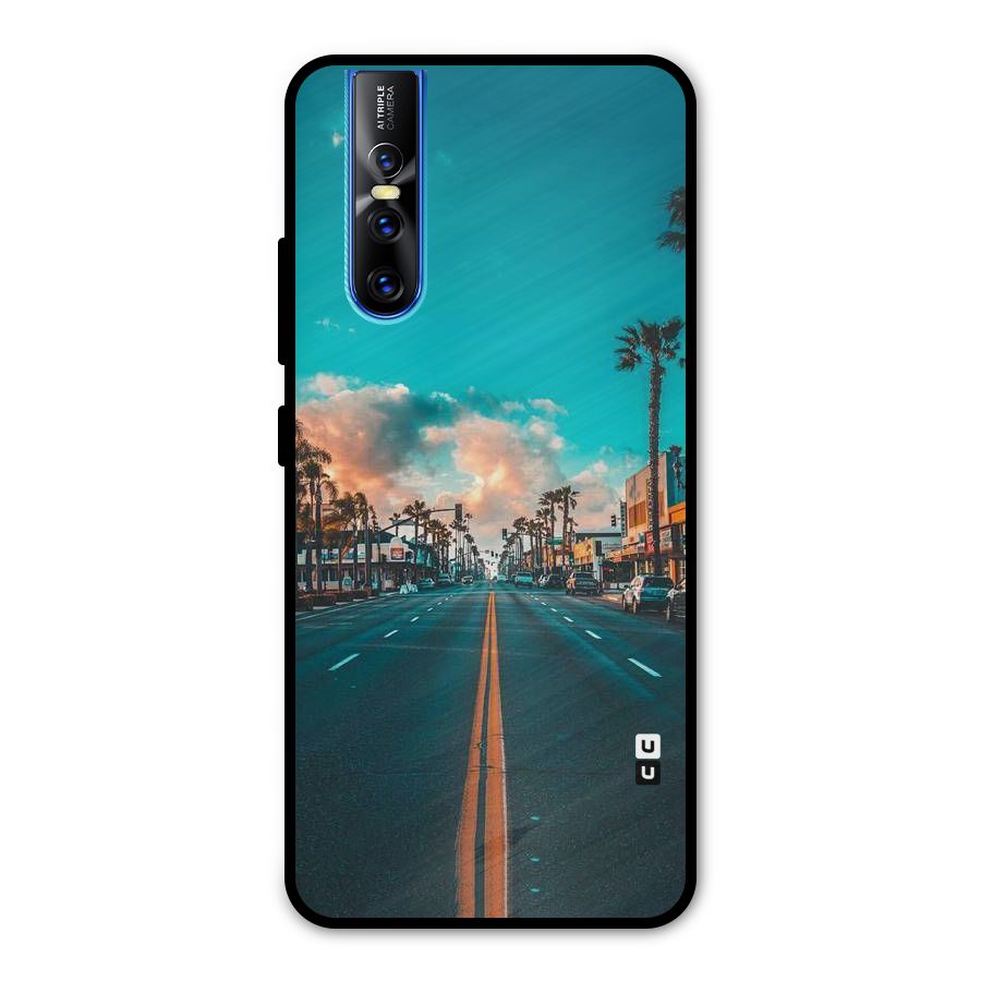 Sundown Road Metal Back Case for Vivo V15 Pro