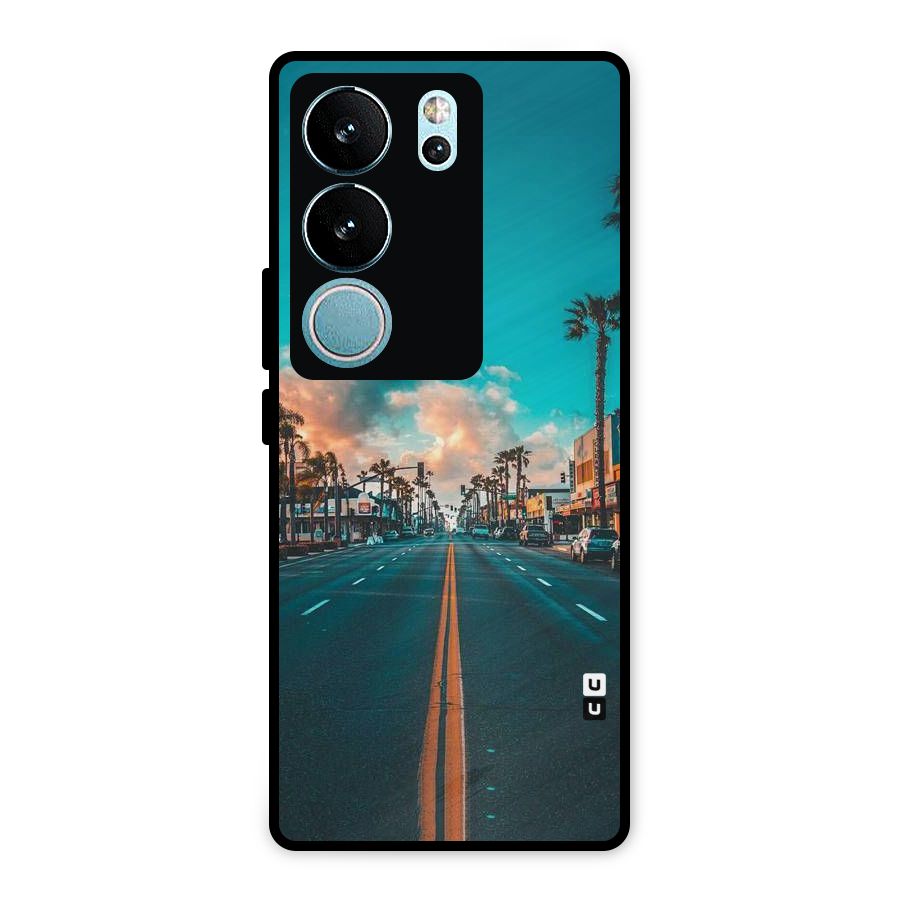 Sundown Road Metal Back Case for Vivo V29