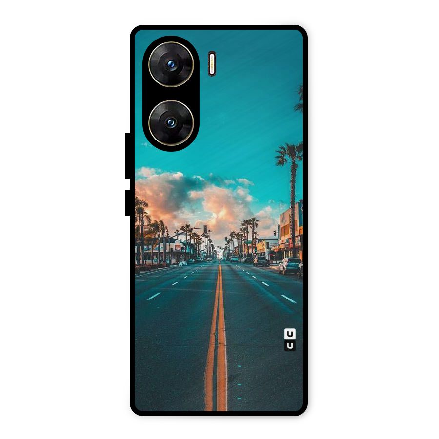 Sundown Road Metal Back Case for Vivo V29e