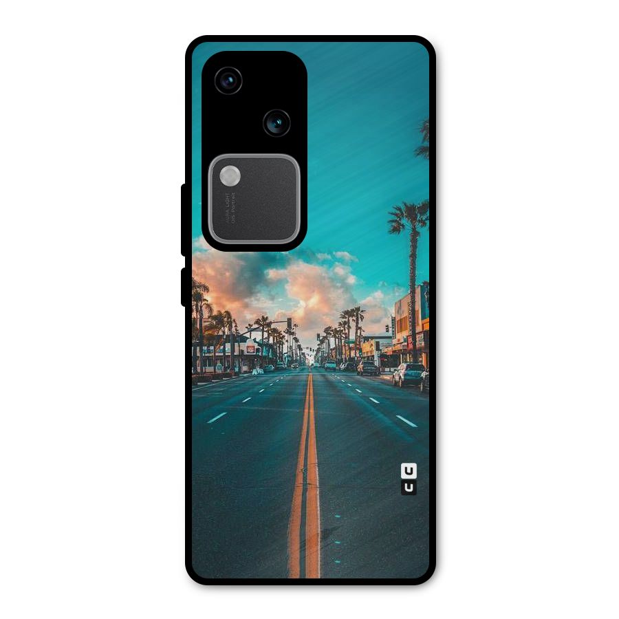 Sundown Road Metal Back Case for Vivo V30
