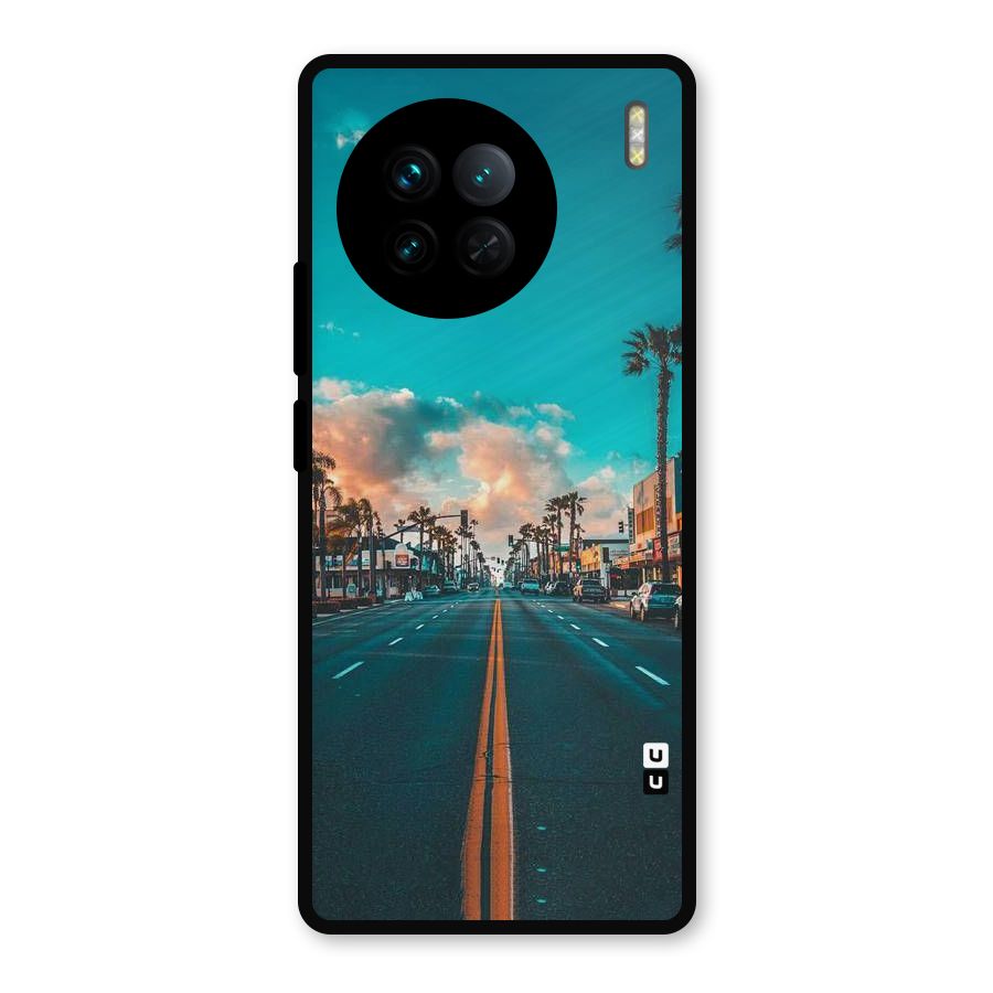 Sundown Road Metal Back Case for Vivo X90