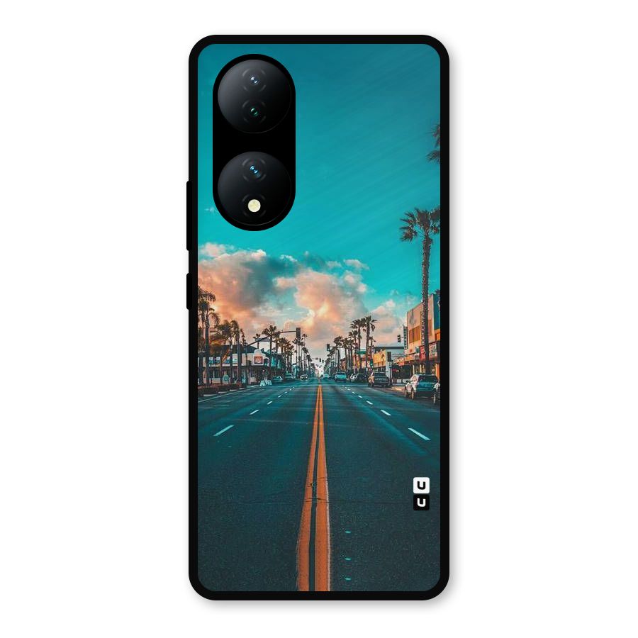 Sundown Road Metal Back Case for Vivo Y100a