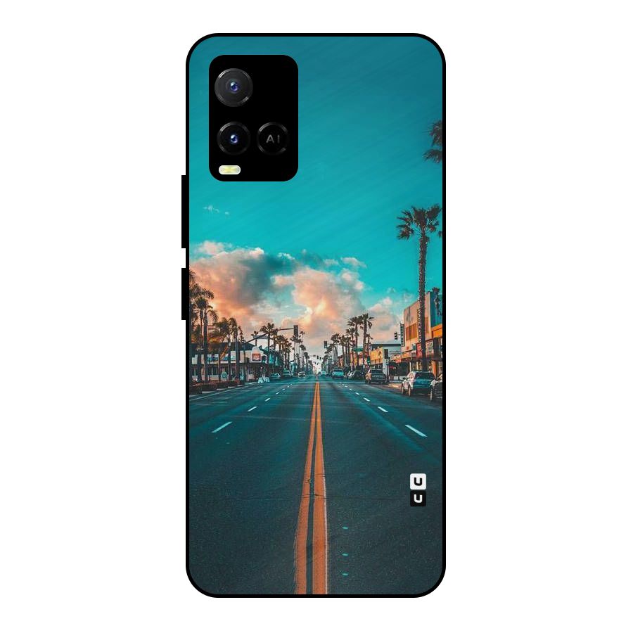 Sundown Road Metal Back Case for Vivo Y21
