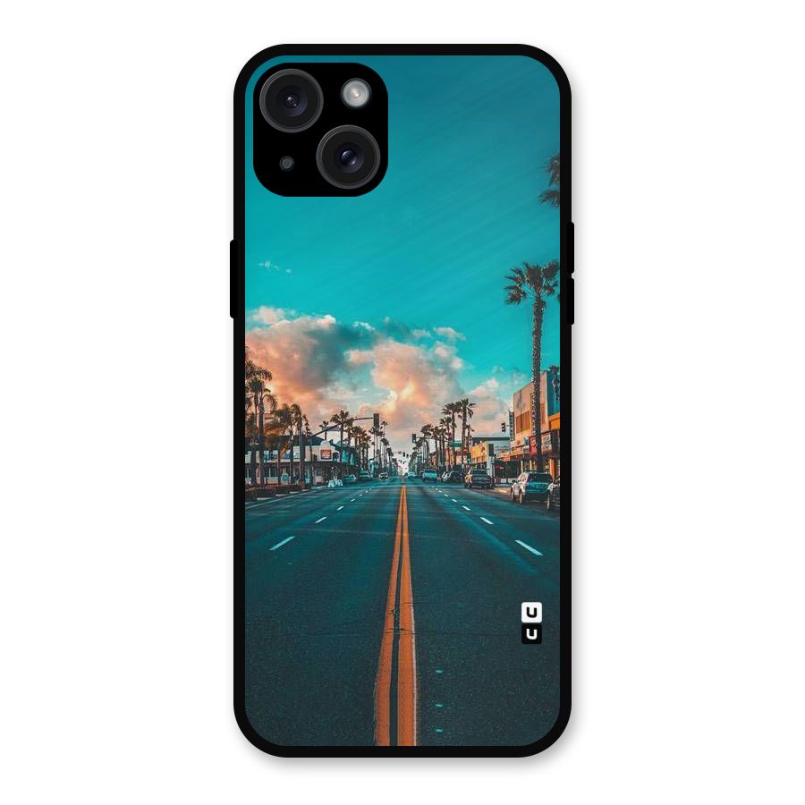 Sundown Road Metal Back Case for iPhone 15 Plus
