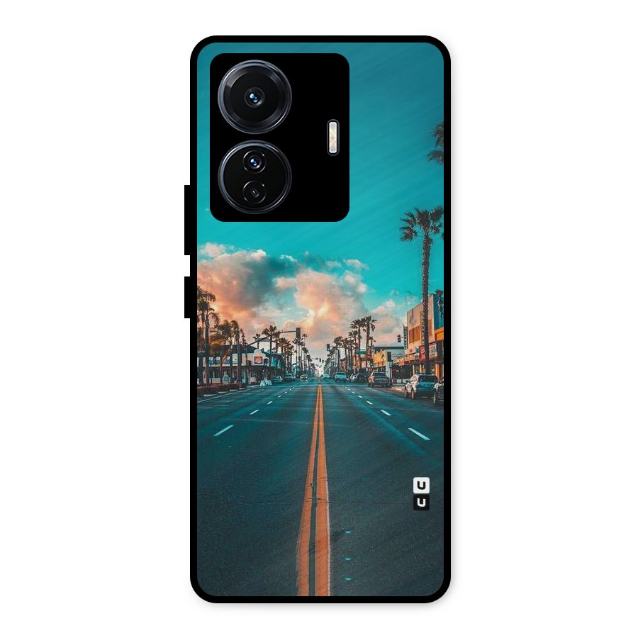 Sundown Road Metal Back Case for iQOO Z6
