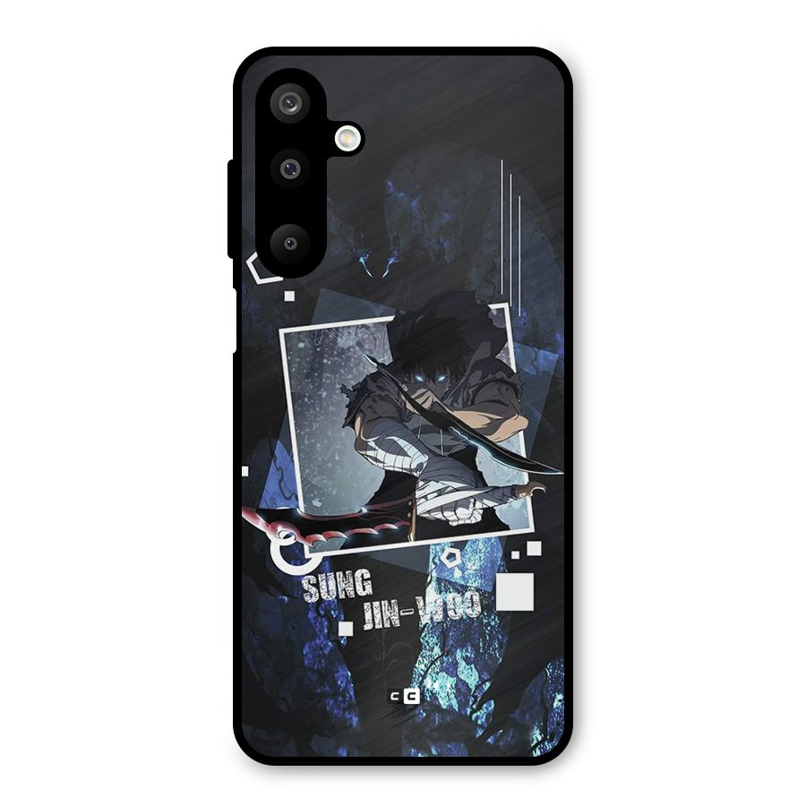 Sung Jinwoo In Battle Metal Back Case for Galaxy M16