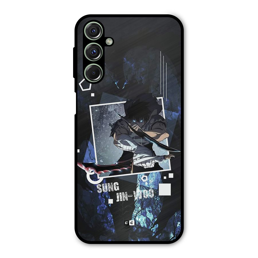 Sung Jinwoo In Battle Metal Back Case for Galaxy M34