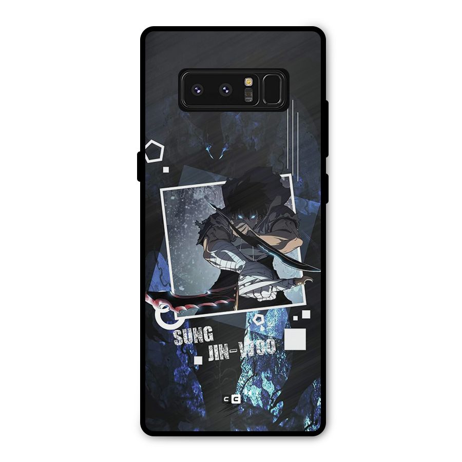 Sung Jinwoo In Battle Metal Back Case for Galaxy Note 8