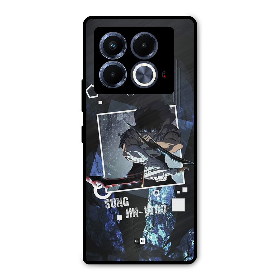 Sung Jinwoo In Battle Metal Back Case for Infinix Note 40 5G
