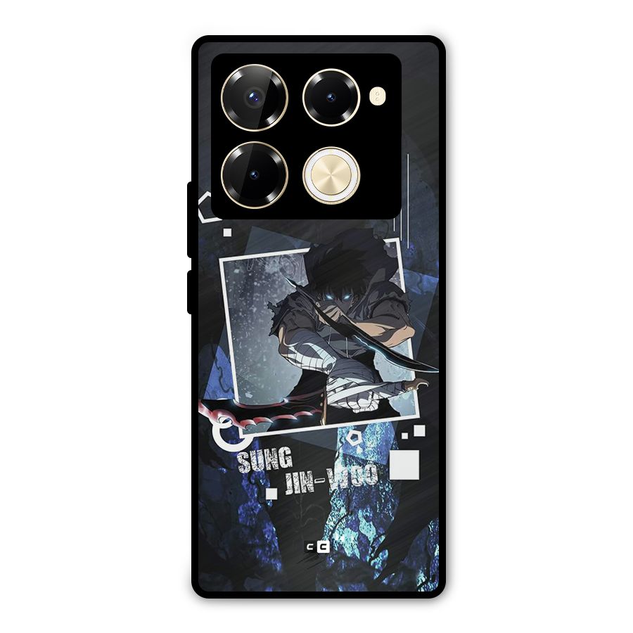 Sung Jinwoo In Battle Metal Back Case for Infinix Note 40 Pro
