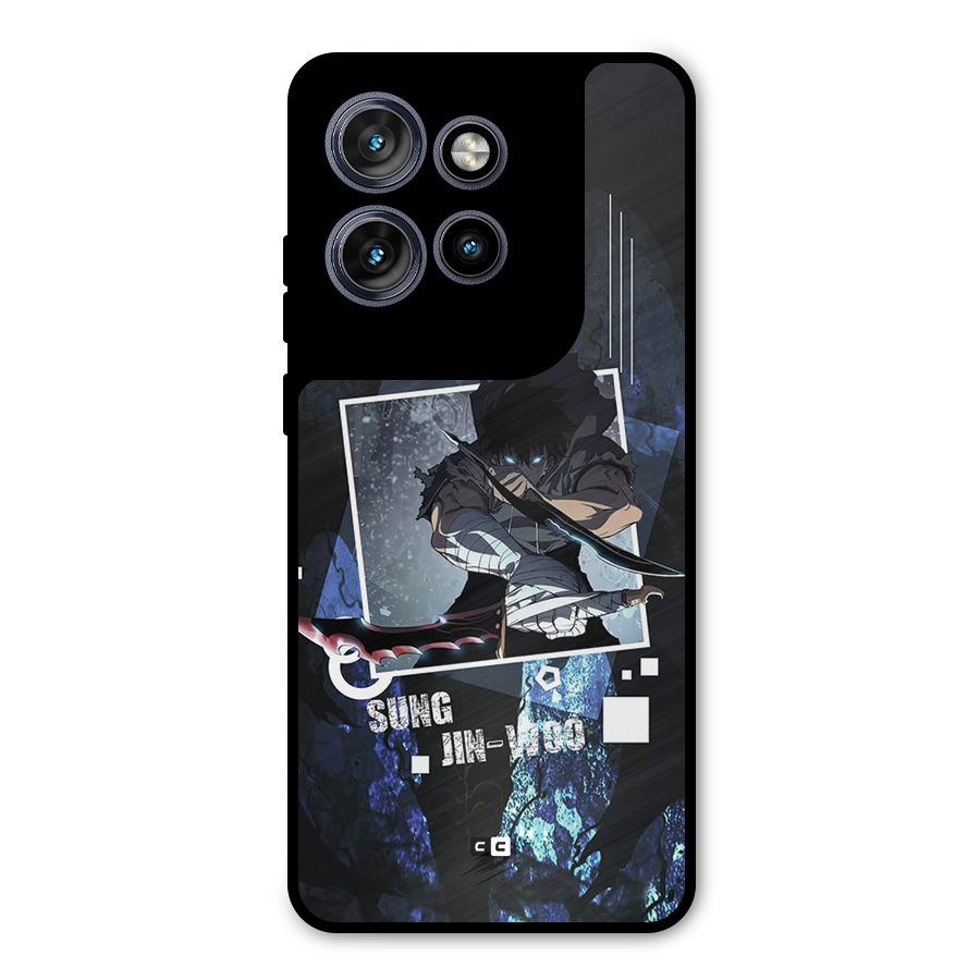 Sung Jinwoo In Battle Metal Back Case for Motorola Edge 50 Neo