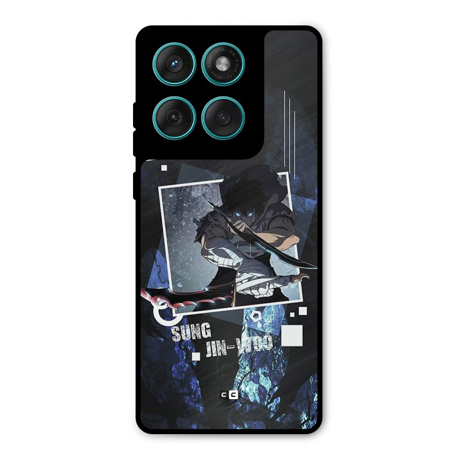 Sung Jinwoo In Battle Metal Back Case for Motorola Edge 60 Fusion