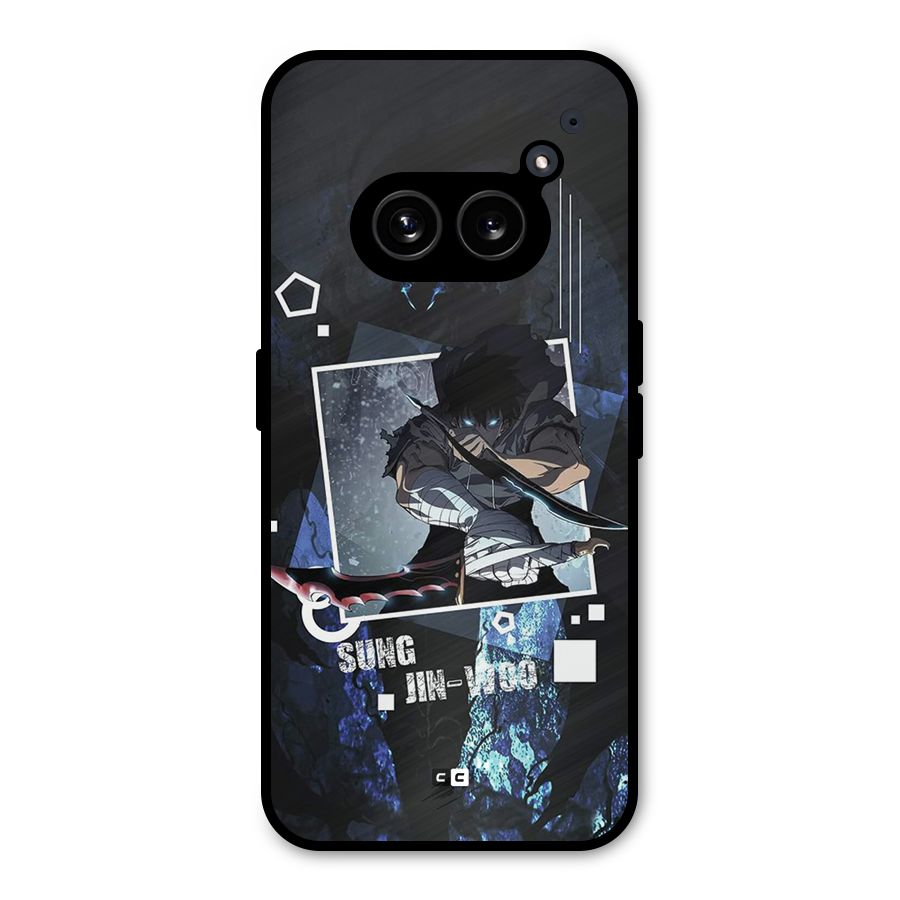 Sung Jinwoo In Battle Metal Back Case for Nothing Phone 2a Plus
