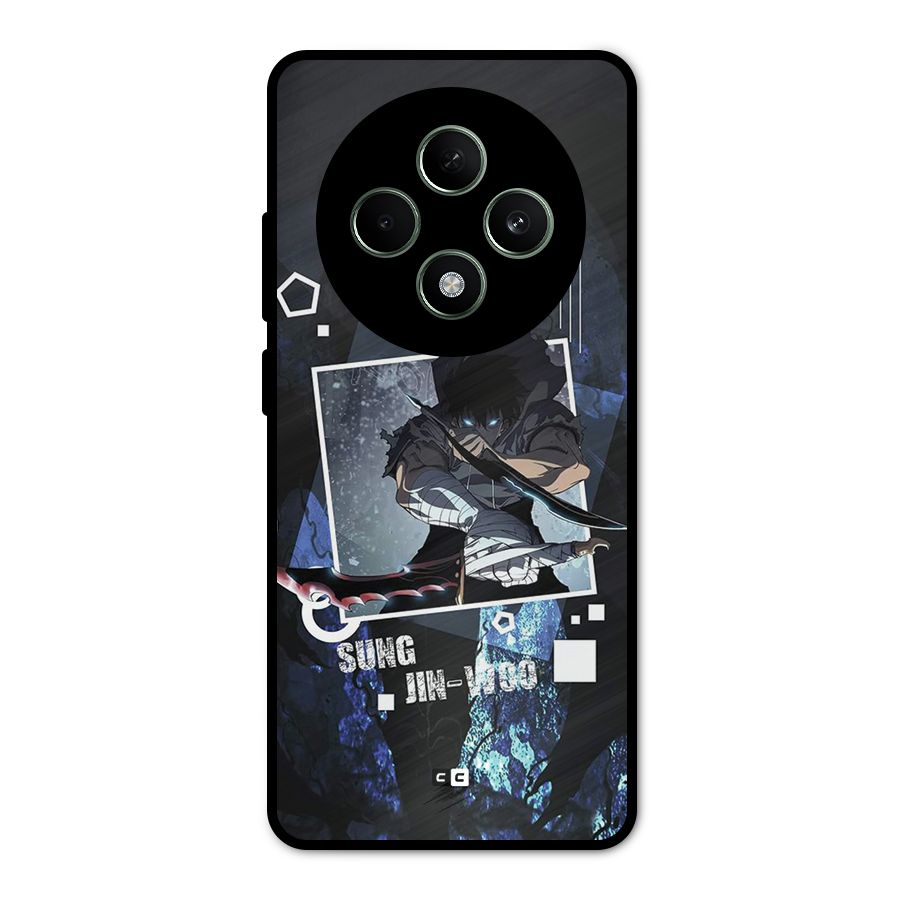 Sung Jinwoo In Battle Metal Back Case for Oppo F27