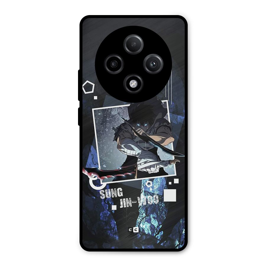 Sung Jinwoo In Battle Metal Back Case for Oppo F27 Pro Plus