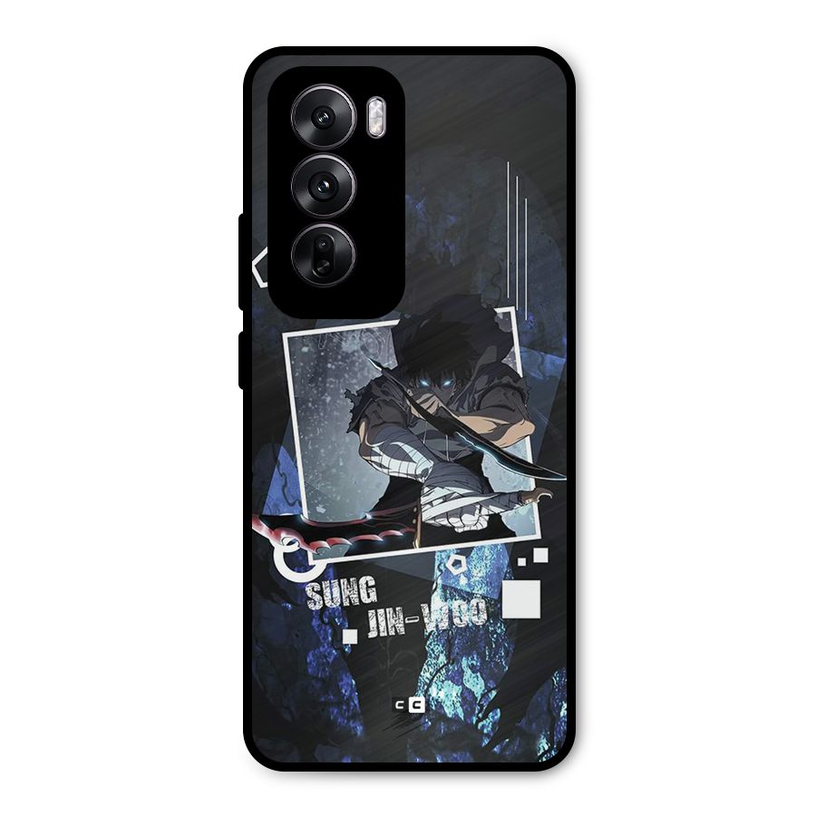 Sung Jinwoo In Battle Metal Back Case for Oppo Reno12