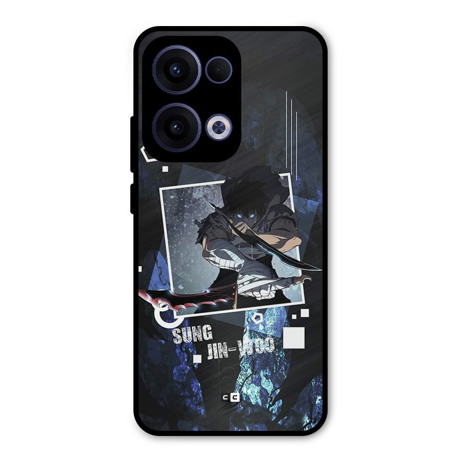 Sung Jinwoo In Battle Metal Back Case for Oppo Reno13