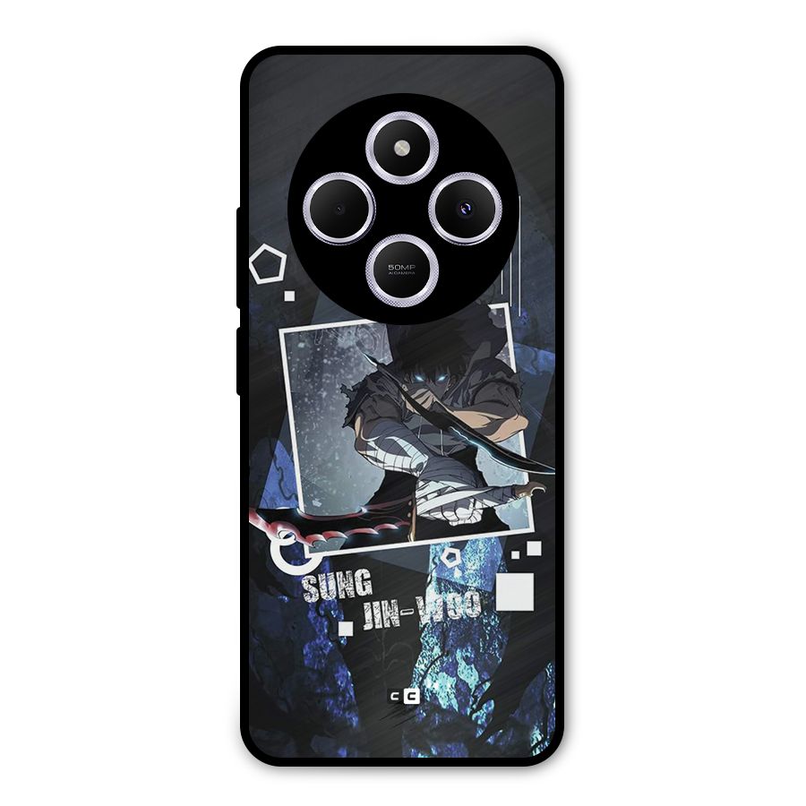 Sung Jinwoo In Battle Metal Back Case for Poco C75 5G