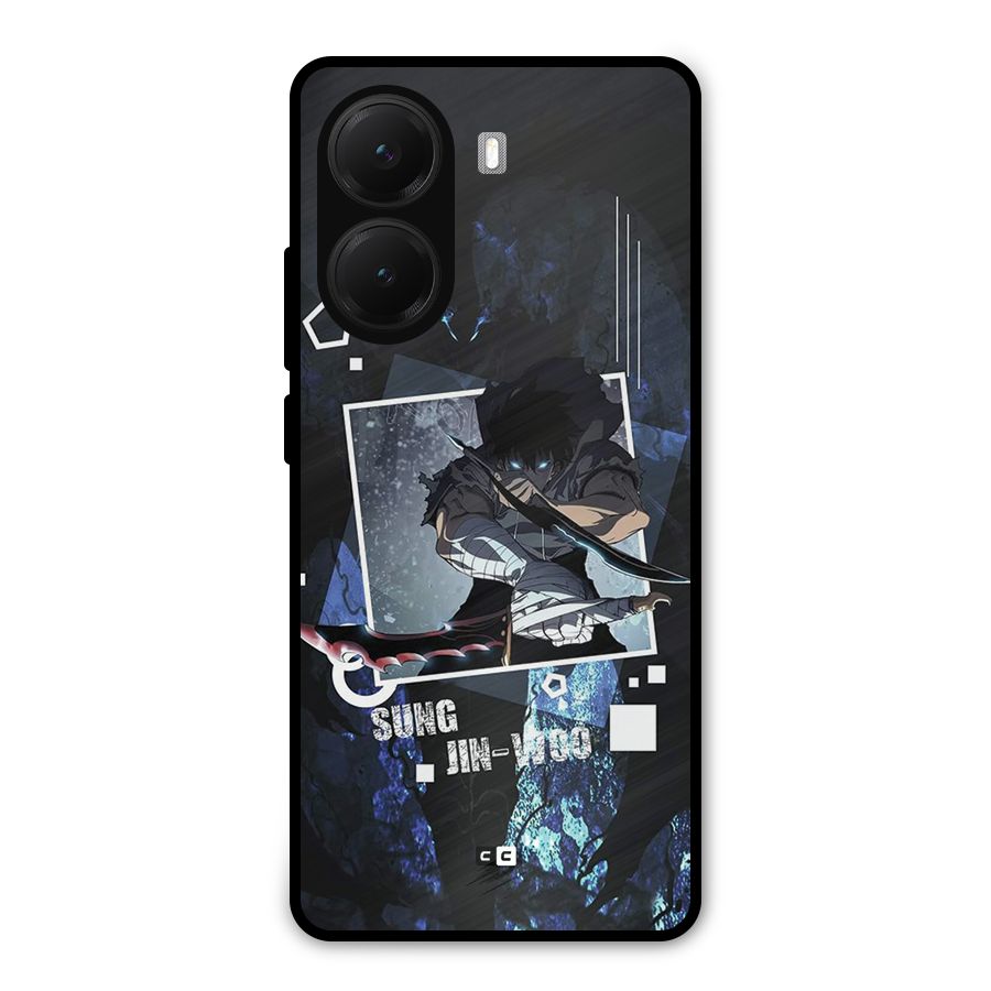Sung Jinwoo In Battle Metal Back Case for Poco X7 Pro