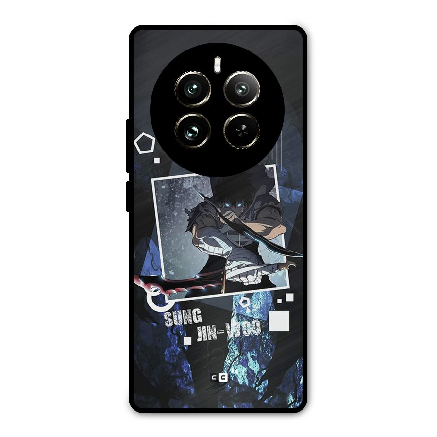 Sung Jinwoo In Battle Metal Back Case for Realme 12 Pro