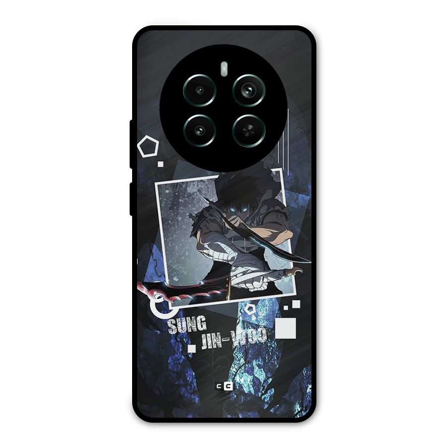 Sung Jinwoo In Battle Metal Back Case for Realme 12 Pro Plus