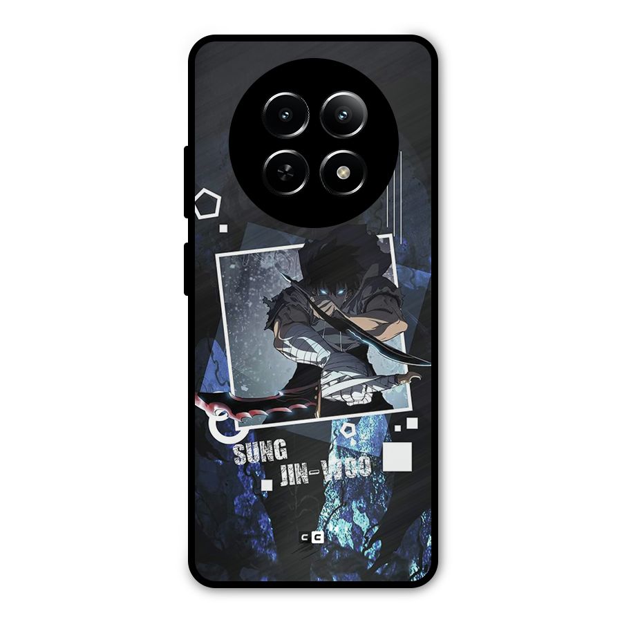 Sung Jinwoo In Battle Metal Back Case for Realme Narzo 70x 5G