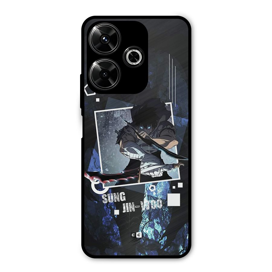 Sung Jinwoo In Battle Metal Back Case for Redmi 13 5G