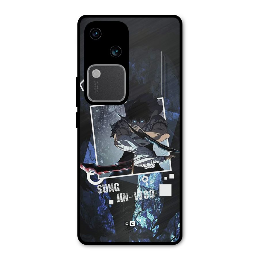Sung Jinwoo In Battle Metal Back Case for Vivo V30 Pro