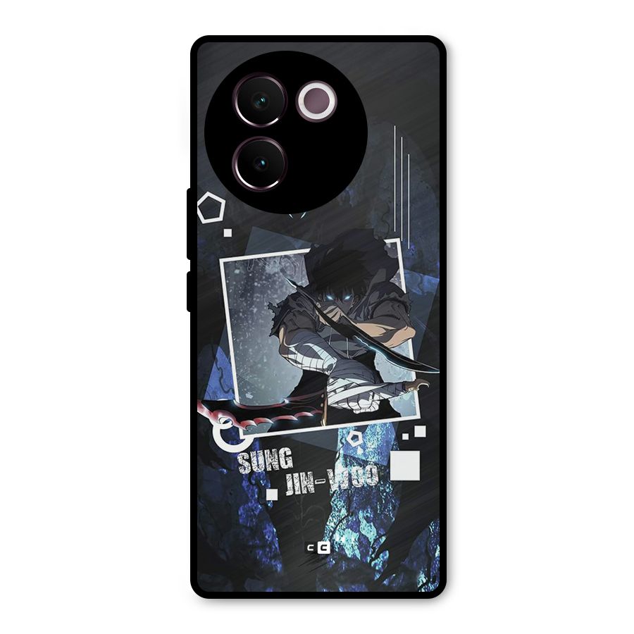 Sung Jinwoo In Battle Metal Back Case for Vivo V30e