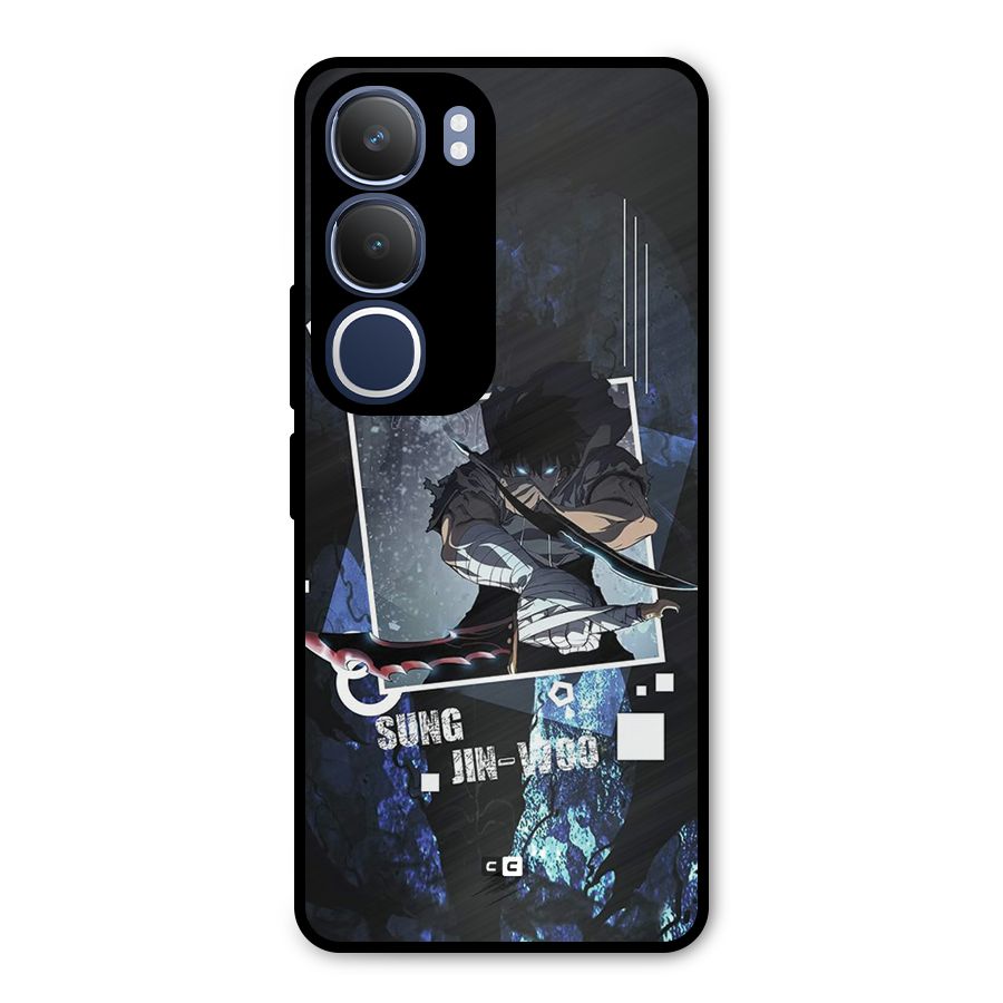Sung Jinwoo In Battle Metal Back Case for Vivo Y29