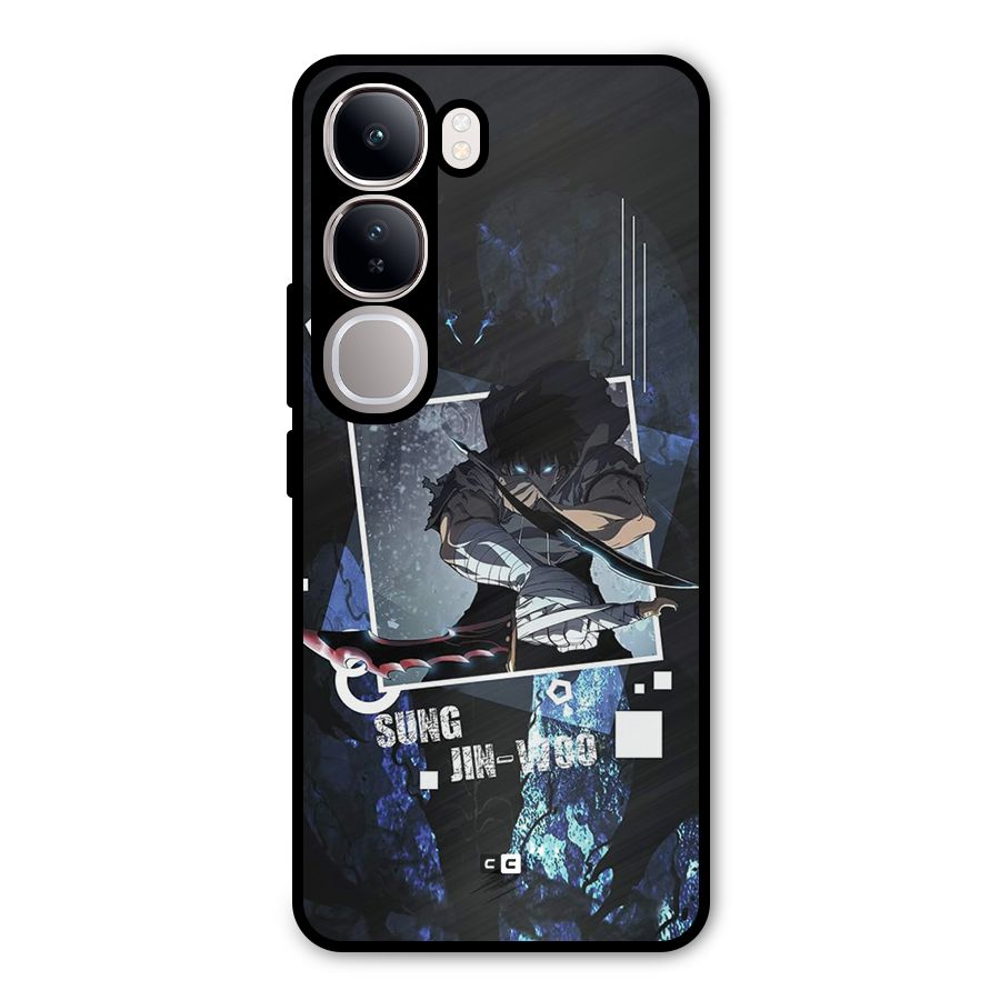 Sung Jinwoo In Battle Metal Back Case for Vivo Y300