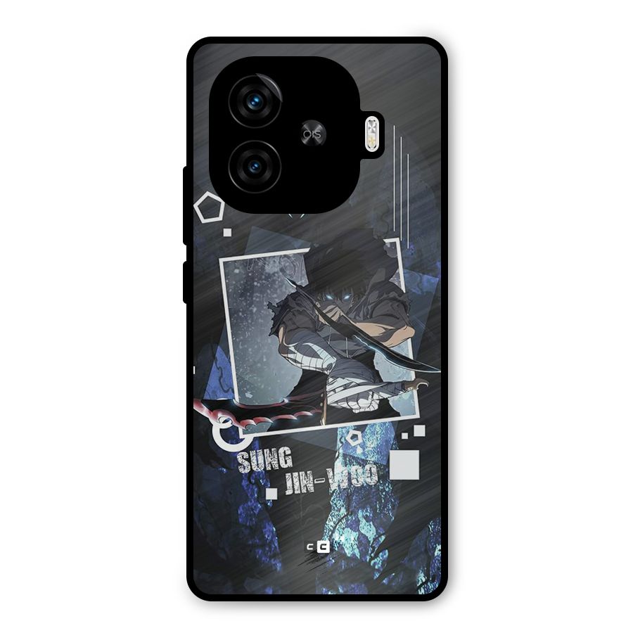 Sung Jinwoo In Battle Metal Back Case for iQOO Z9 Turbo
