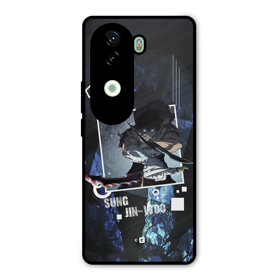 Sung Jinwoo In Battle Metal Back Case for iQOO Z9s